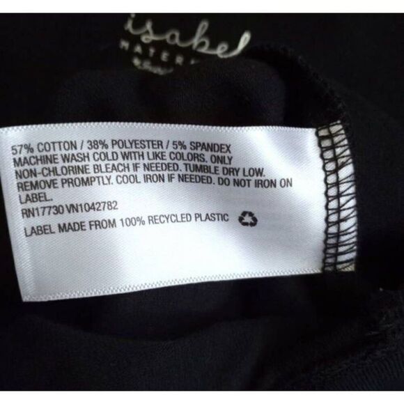 ISABEL MATERNITY BLACK DRESS SZ.L EUC - Picture 6 of 6